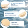 BeaGirl Waterproof Swimsuit Bra Pad Inserts 3 Pairs,Round Sewn Padded