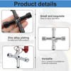2 PCS Multifunction Utility Key for Gas Meter Box, 7