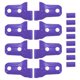 REPAIROCK 1 Set Door Handle Hinge Cover Trim for Jeep Wrangler JL JLU 2018-2023 for Jeep Gladiator JT 2020-2023 Exterior Door Hinge Cover Trim Sticker Decal ABS Purple