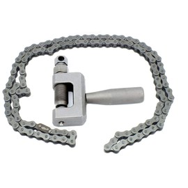 QAZAKY 415 Heavy Duty Chain 110 Link + Chain Breaker Cutter Link Remove Tool for 49cc 50cc 60cc 70cc 80cc 2-stroke Engine Motorized Bicycle Bike Motorcycle ATV Mower Mini Dirt Bikes 415-110L