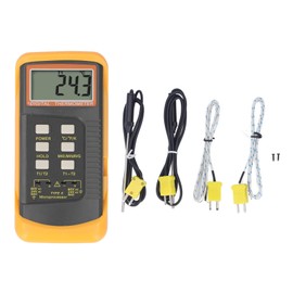 Digital Thermocouple Thermometer 4 Channels Dual Metal K Type Thermocouple Thermometer DC60V AC24V