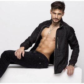 Men's and women's stainless steel Cross pendant Necklace, Christian Cross pendant with 24-inch chain, Stainless steel cross pendant chain Religious gift (Golden)