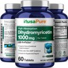NusaPure Dihydromyricetin (DHM) 1,000mg 60 Veggie Tablets (No GMO &