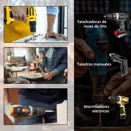 Juego de puntas de destornillador magnético,18 Piezas Juego de puntas hexagonales antideslizantes, Adecuado para Taladro de Impacto de Destornillador con 3 anillo magnético (18, negro)