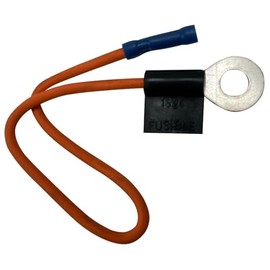 Sherco-Auto USA Pack of 2 ET36 - Fusible Link 16 Gauge - General Use 5/16" Stud Ring - Orange