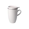 Goebel Tea Cup with Lid and Strainer in White, 11.5