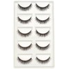 Vivis 3D Faux MinkFalse Eyelashes 5 Pairs Extra Short Natural