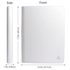 Rieton 16 Pocket 1000+ Pockets Card Binder, Large Ringless Side