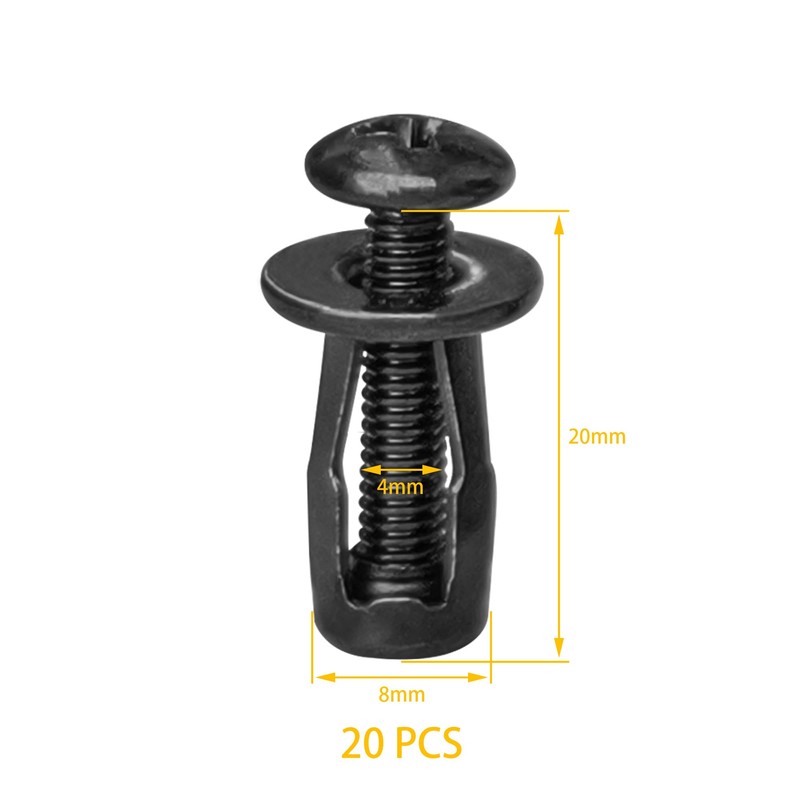 20 PCS Black Jack Nuts – Petal Expansion Rivet Nut
