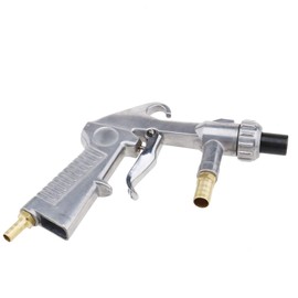 YINETTECH 8 in 1 Sand Blasting Gun Air Siphon Feed Sandblaster Guns 4.5mm / 5mm / 6mm / 7mm Ceramic Nozzle Tips Kit