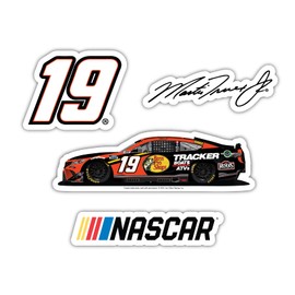 Martin Truex Jr. #19 NASCAR Cup Series 4 Pack Laser Cut Decal