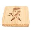 Wooden Carving Night Light Rabbit Shape Soft Light Eye Protection