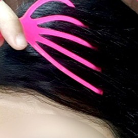 Refreshing Scalp Massage Brush 1P Shampoo, Scalp Nourishing, Hair Massager, Random Color / 구석구석 시원하게 두피마사지 브러쉬 1P 샴푸 두피영양 머리안마기 랜덤컬러