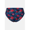 Ulla Popken Women's Halterneck Flowerpoints Recycled Tankini Set, navy
