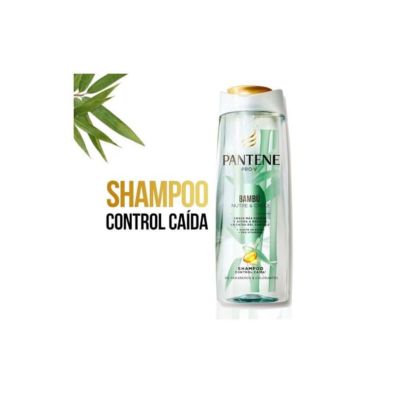 Pantene Pro-V Shampoo Control Caída Bambú Nutre & Crece 400