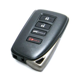OEM Electronic 4-Button Smart Key Fob Remote Compatible with 2015-2020 Lexus NX & LX570 (FCC ID: HYQ14FBA, P/N: 89904-78470)