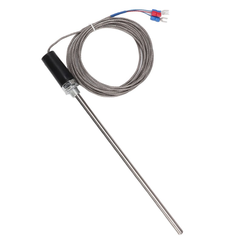 M12 Probe Thermocouple PT100 Stainless Steel Temperature Sensor Probe 200mm