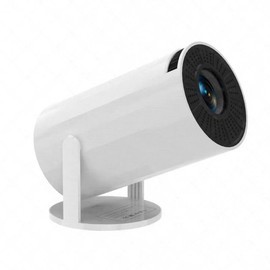 Portable Projector 2.4/5G WiFi Smart Projector 360° 4K HD LED 200 Inch Screen Built-in Speaker Home Video Projector projector for bedroom - Color: Diamond-shaped projector