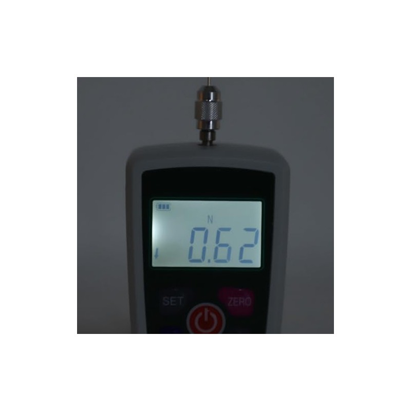 Medidor de Fuerza Digital 2-20N Push Pull Con 6 Cabezas