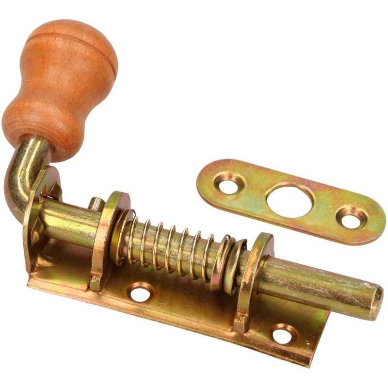KOTARBAU Spring Latch 100 mm Bolt Door Bolt Galvanised Rustproof