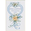 Janlynn 1-Piece Cherish Wedding Heart Counted Cross Stitch Kit
