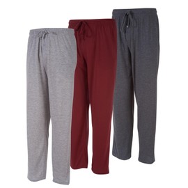 DARESAY Mens Lounge Pants with Pockets - Mens Pajama Pants - Lounge Pants Men, Up to 3XL Pack of 3