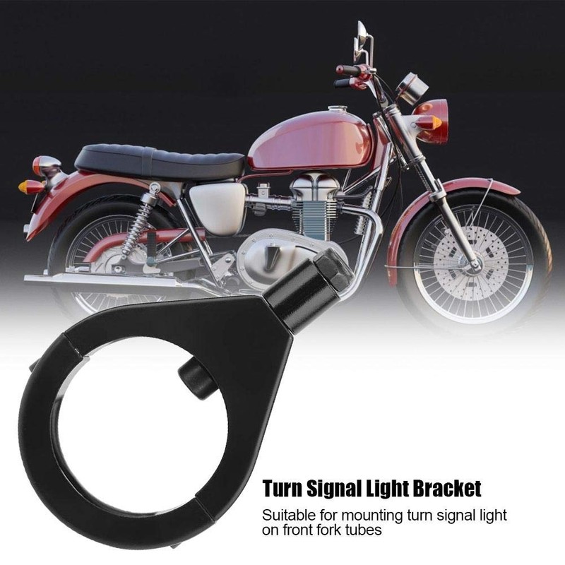 EBTOOLS Indicator Light Holder 41 mm Metal Coating Motorcycle Indicator