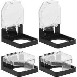 TOYMYTOY 4pcs Button Guard Button Cover Button Protector Button Protector Button Decoration Push Button Protector Stop Button Box Round Protective Cap Power Protector Child Flat