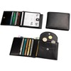 Hans Kniebes Men's Leather Wallet, Flat Wallet in Landscape Format