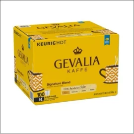 Gevalia Signature Blend Coffee K-Cup Pods (100 count)
