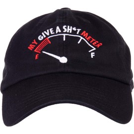 Ann Arbor T-shirt Co. Varios divertidos sombreros de béisbol para papá, Negro -, Talla única