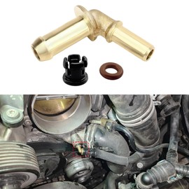 Lyxheth Thermostat Water Outlet Hose Connector Kit, Water Thermostat for Car, Water Pump to Thermostat Outlet Tube Compatible with Land Rover Range XJ XF 4 Velar 3.0 V6 5.0 V8, Replaces OEM #LR049990