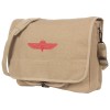 Rothco Canvas Israeli Paratrooper Bag 15"x11"x4" Heavyweight Unwashed Cotton Travel