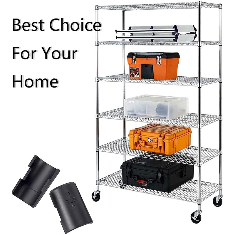 50 Pack Wire Shelf Clips Shelving Sleeves - 25 Pairs