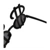 VIGUEUR Dollar Sign Costume Glasses, Pimp Costume Accessory, Black