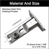 SANGRENSHEN Sliding Door Lock Pocket Door Flush Handles Latch Privacy
