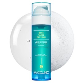 MAXCLINIC - Blue Tansy Oil to Foam - Limpiador Facial Coreano - Desmaquillante en Aceite y Espuma - Control de Sebo - Para Todo Tipo de P...