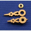 Generic Replacement for Wood Cuckoo Clock Hands Fits Regula for 60 mm or 2 1/4"" Dial w/Minute Bushing