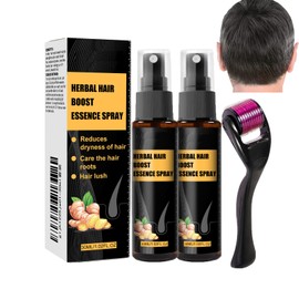 2Hppsctink pcs Firm Hair Essence, Firm Hair Roller Essence, Nourishes the Hair Roots, Hair Strengthening & Nourishing Serum, 2 Pieces x 30 ml, Shampoo
