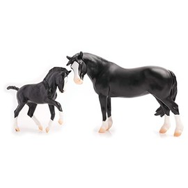 Breyer Horses Traditional Series Nistar Blazing Kansas LOM & GTF Blazing Ethel | 2 Horse Set | Horse Toy Model | 12.25" x 8" | 1:9 Scale | Model #1857