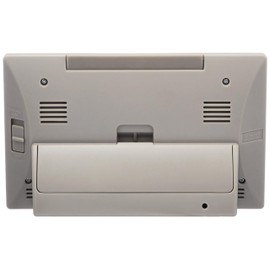 リズム(RHYTHM) くまのプーさん 目覚まし時計 電波時計 温度・湿度計付き イエロー 8RZ133MC08