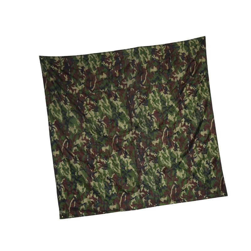 Camouflage Outdoor Portable Lightweight Rainproof Mat RainTent Tarp Shelter (2*2m)