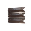 Set of 3 Stainless Steel Heat Plates for Uniflame Grills