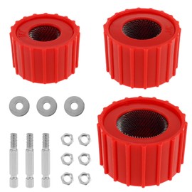 3Pcs Copper Pipe Cleaning Cleaner for Power Drill, 1/2" 3/4" 1" Tube Cleaning Brush, Deburring Tool Cleans Copper / Bronze / Brass Pipes and Tubes with Stainless-Steel Wire Bristle for Soldering