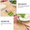 Yardwe 2 Pieces Onion Flower Cutter Stainless Steel Plum Blossom