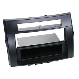 1 DIN Radio Installation Kit Fascia Radio Connection Cable Antenna Adaptor for Toyota Corolla Verso (ZER, ZZE, R1) Black