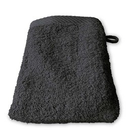 Lanudo® Pure Line Luxury Wash Mitt 600 g/m² 21 x 15 cm 100% Finest Premium Terry Cotton of the Highest Quality Flannel/Wash Cloth Dark Grey/Anthracite