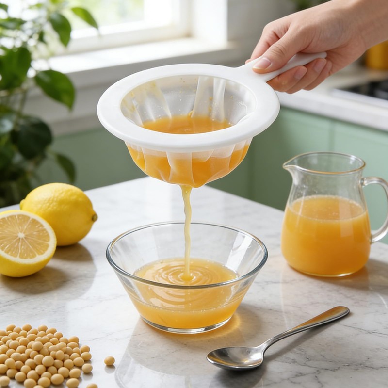 Yooyan Sieve Set 6 Pieces Fine, Ultrafine Nylon Fine Sieve
