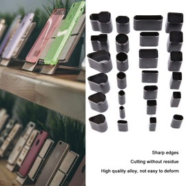 26 Forma Estilo Agujero Herramienta de corte de sacador hueco Herramienta de corte artesanal de cuero Herramienta de bricolaje para hecho a mano