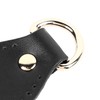 20 Sets Leather D Rings for Purse Genuine Leather D
